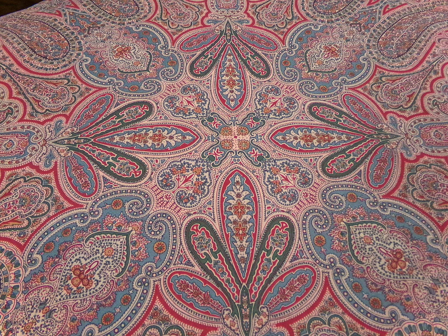 Ralph Lauren Gladwyne Ochre Curtain Panels, Library Chic Luxurious Vintage Window Drapery Pair in Sophisticated Paisley, USA Made