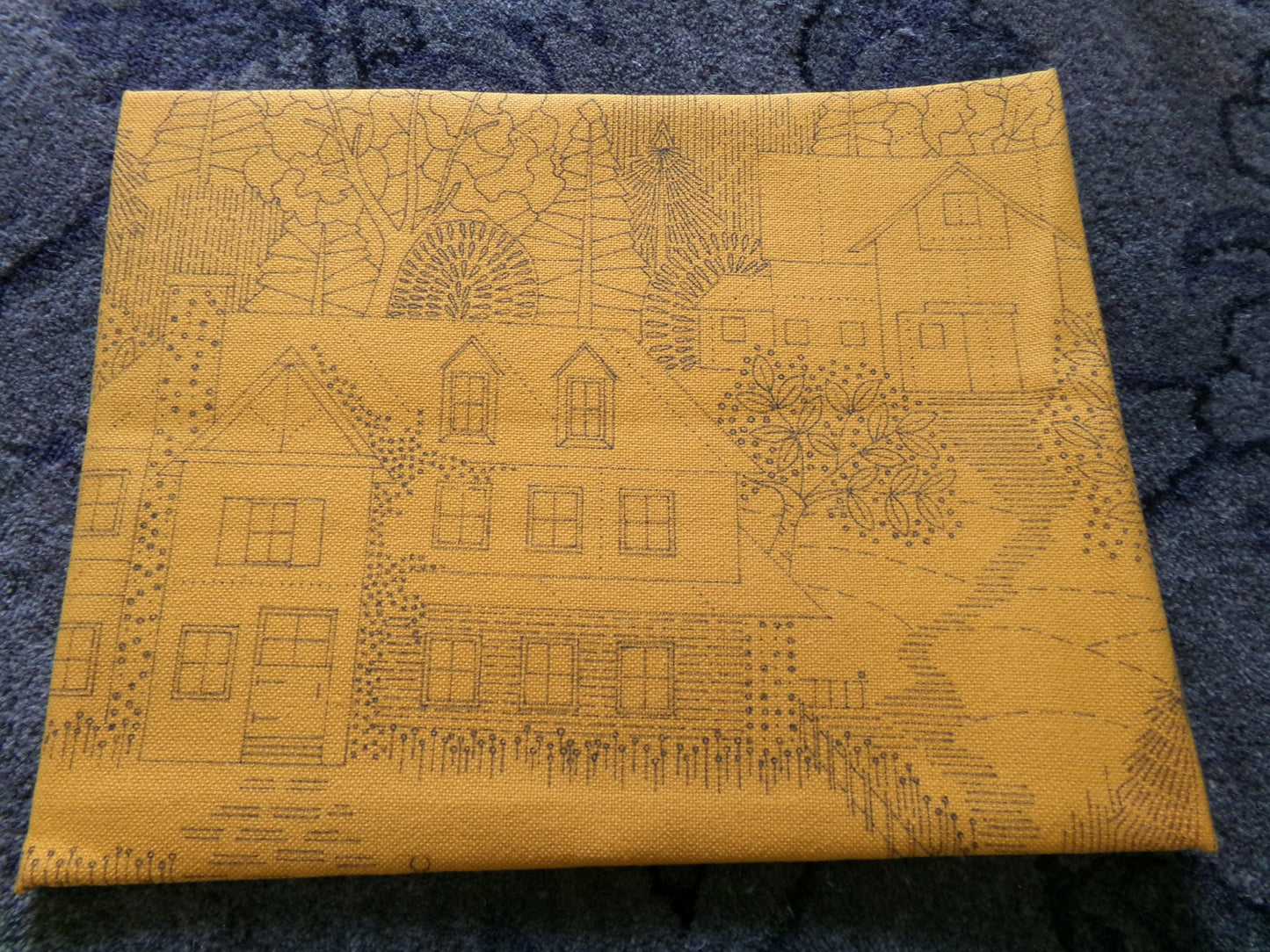 FARM SCENE Vintage Crewel Embroidery Kit Hippie Country House, Paragon Needlecraft Stitchery, Kit# 0613X, Design by Doris Chaconas