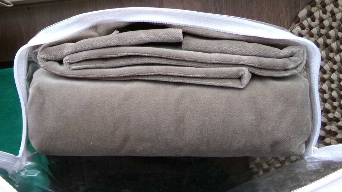Pottery Barn Velvet Drape Panel, 50 x 84 Blackout Window Drapery Grommet Curtain