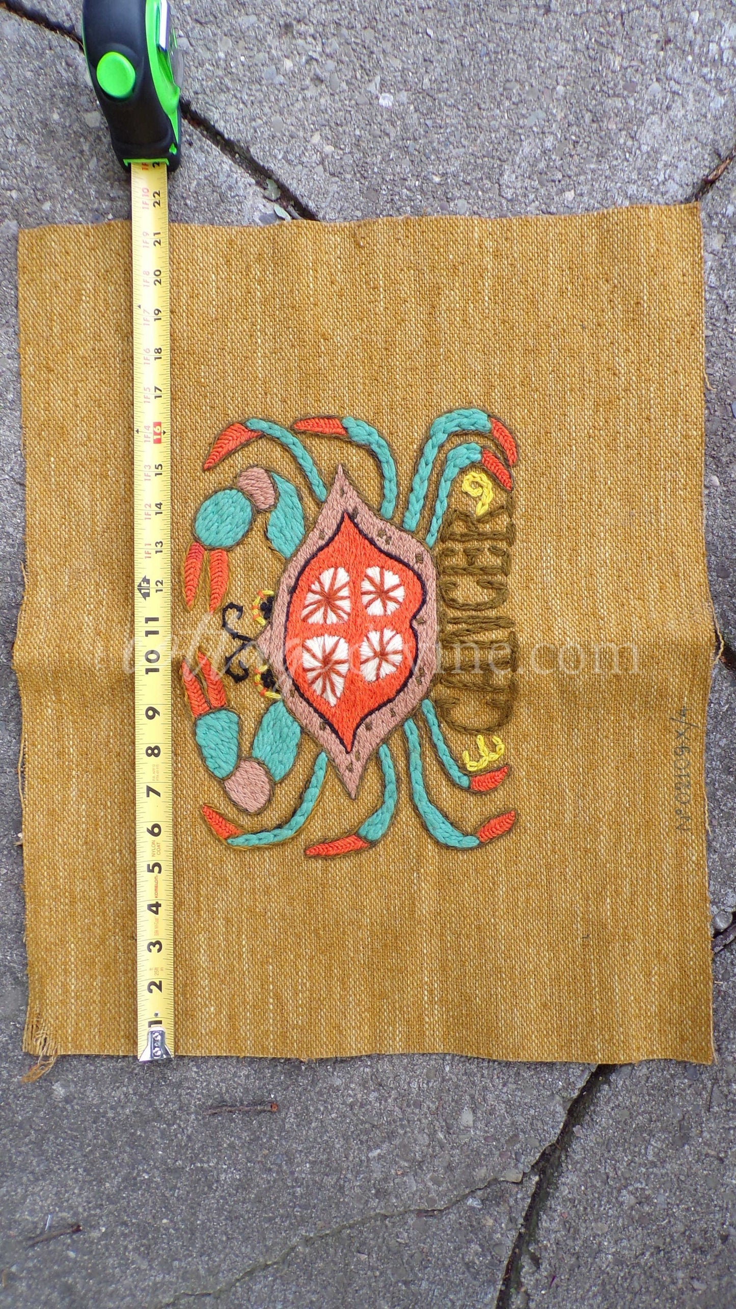 CANCER Rare Zodiac Vintage Astrology Embroidery, Paragon Crewel Stitchery, Completed, an Original 1969 Barbara Sparre Design