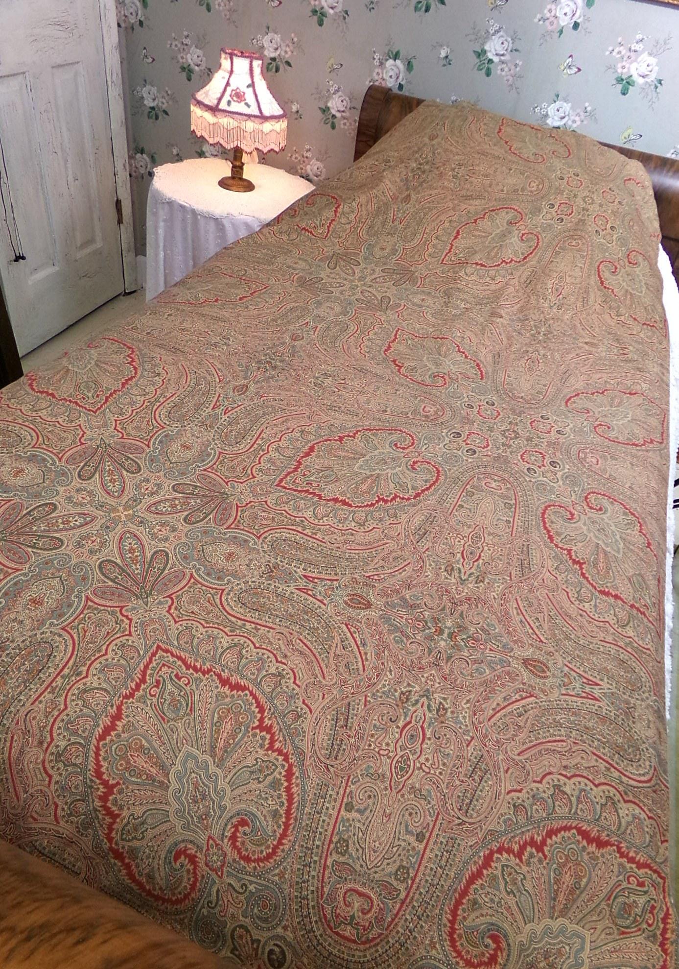 Ralph Lauren Gladwyne Ochre Curtain Panels, Library Chic Luxurious Vintage Window Drapery Pair in Sophisticated Paisley, USA Made