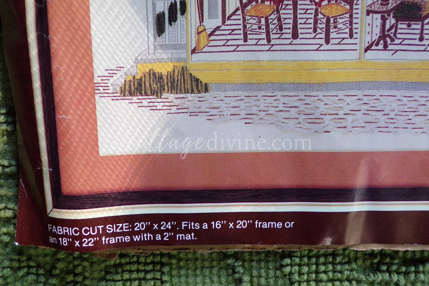 Cozy Victorian Doll House Crewel Stitchery Kit, Rare Paragon Needlecraft Vintage Embroidery 0939 Dollhouse, OPEN Pkg, Georgia Ball
