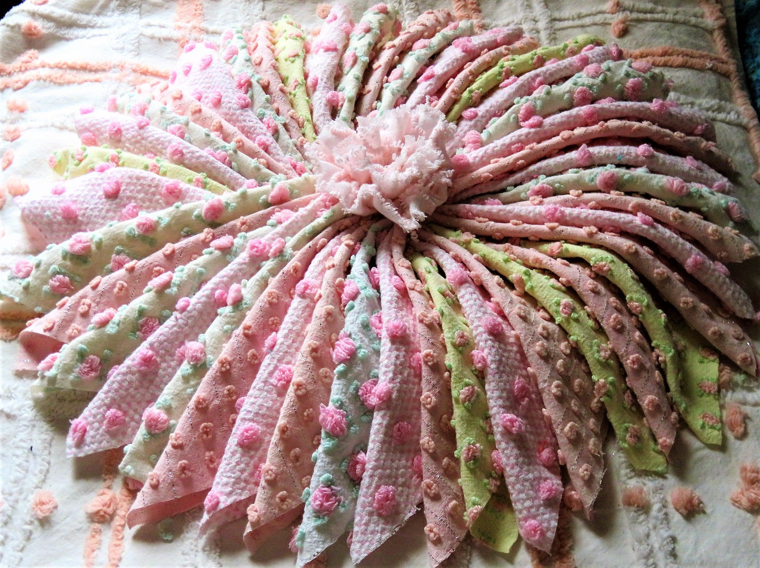 Chenille Fabric Squares