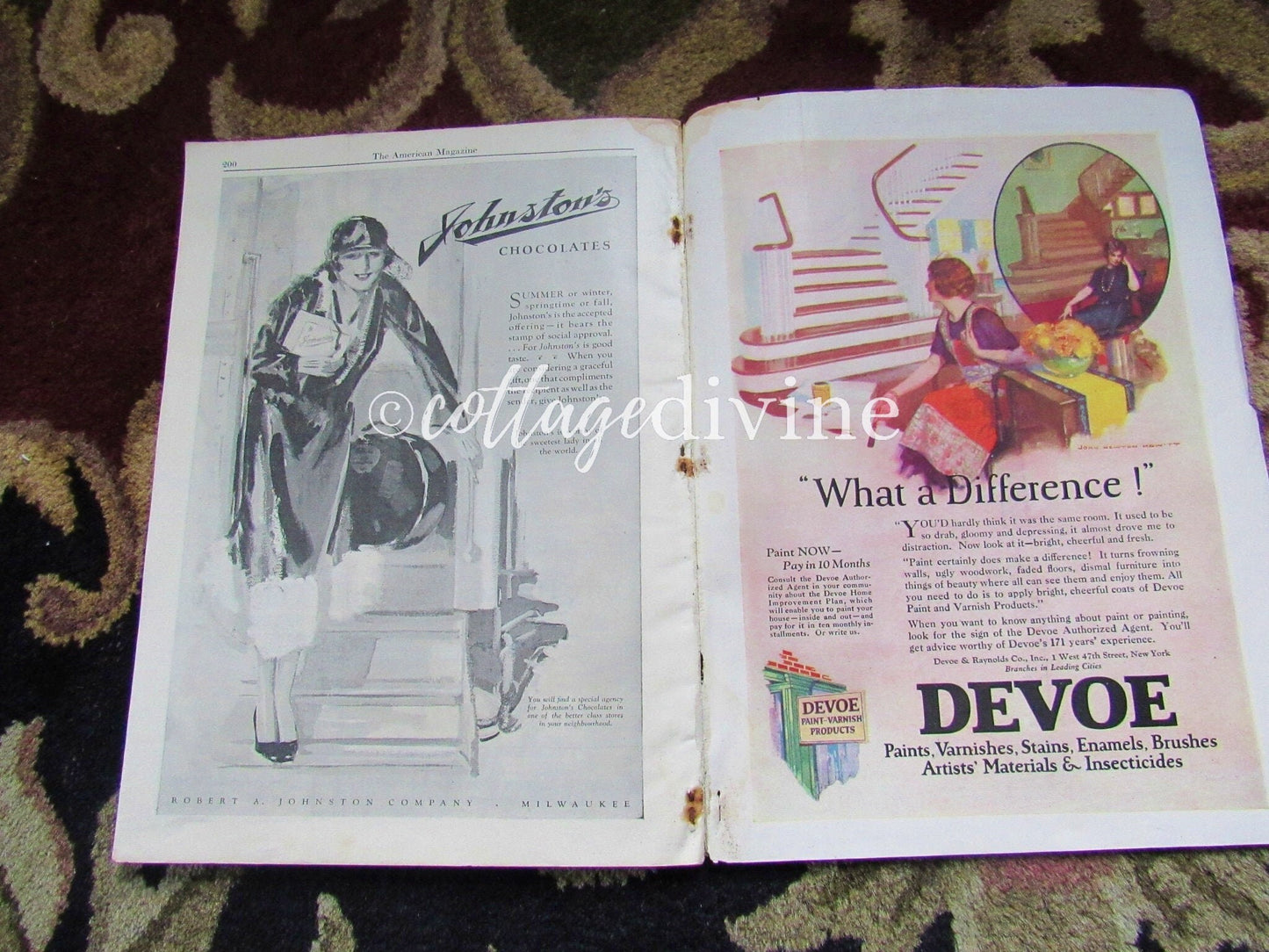 The American Magazine, Antique September 1925 Issue, Vintage Advertising History, Clarence Budington Kelland
