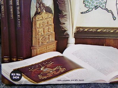 AMERICA the BEAUTIFUL Vintage Crewel Embroidery Kit USA Map Paragon Stitchery 0434