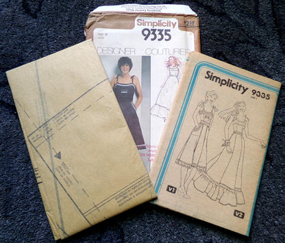 Simplicity Gunne Sax 9335 Vintage Sundress Prairie Peasant Dress Sewing Pattern, OOP, Miss Size 10