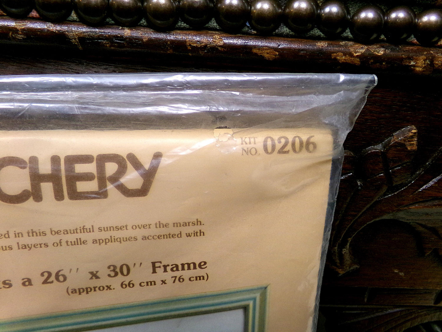 REFLECTIONS Crewel Embroidery Kit, Peaceful Sunset Scene, Vintage Paragon Needlecraft Creative Stitchery #0206