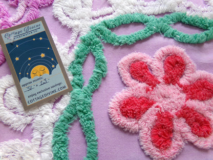 Dreamy Lilac Swirl Vintage Chenille Fabric, Large 31" x 23" Piece of Plush Curlicue Cotton Sewing Material Upcycle into Quilts & Crafts