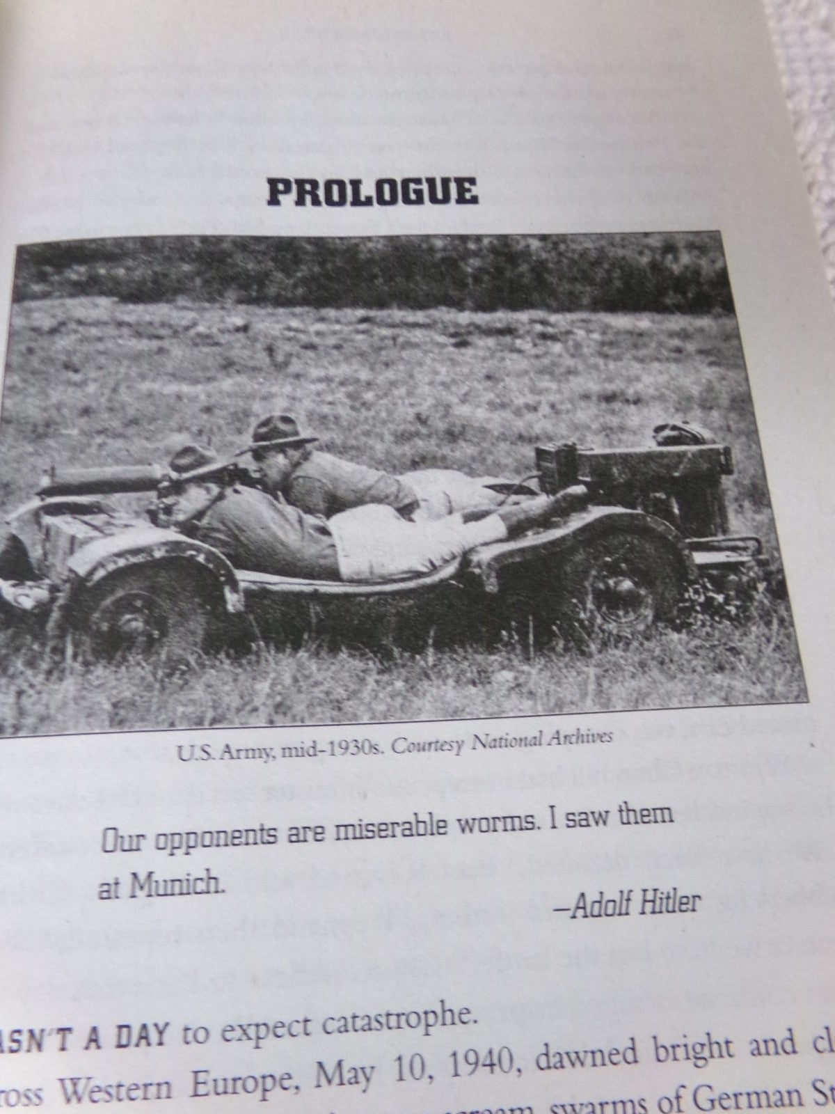 Lot of 2 WWI books: Freedoms Forge by Herman & V is for Victory by Nelson