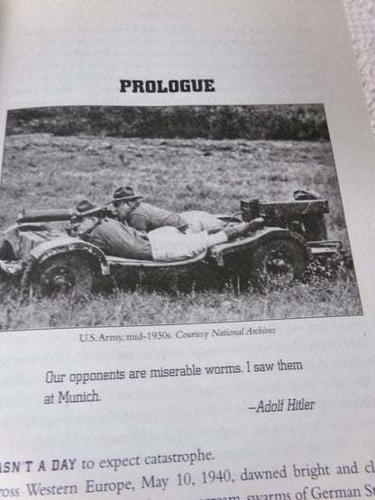 Lot of 2 WWI books: Freedoms Forge by Herman & V is for Victory by Nelson