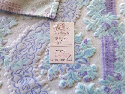 cut velvet fabric cosmic shimmer lux Bates vintage tapestry chenille material, 13" x 21" inch piece great in totes & bags