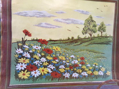 DAISY MEDLEY Crewel Stitchery Kit, Hippie Boho Vintage 0632 Paragon Needlecraft Embroidery, Design by Adele Veres