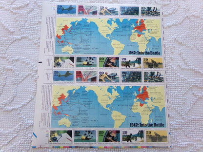 USPS Stamps WW2 50th Anniversary Commemorative Series 1941-1945 80 MNH
