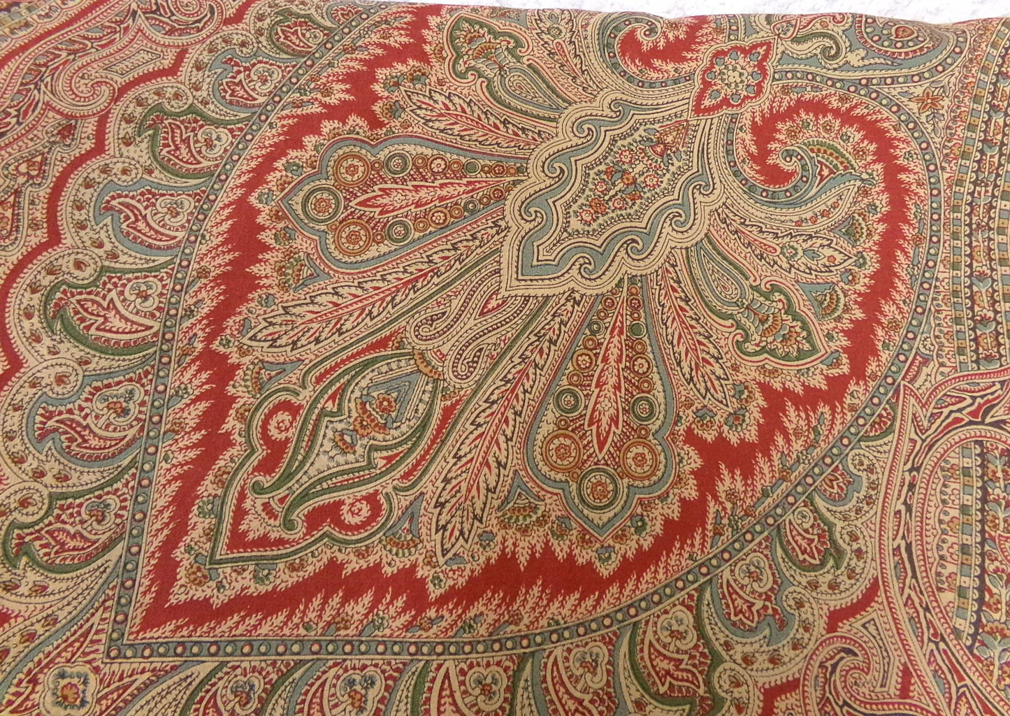 Ralph Lauren Gladwyne Ochre Curtain Panels, Library Chic Luxurious Vintage Window Drapery Pair in Sophisticated Paisley, USA Made