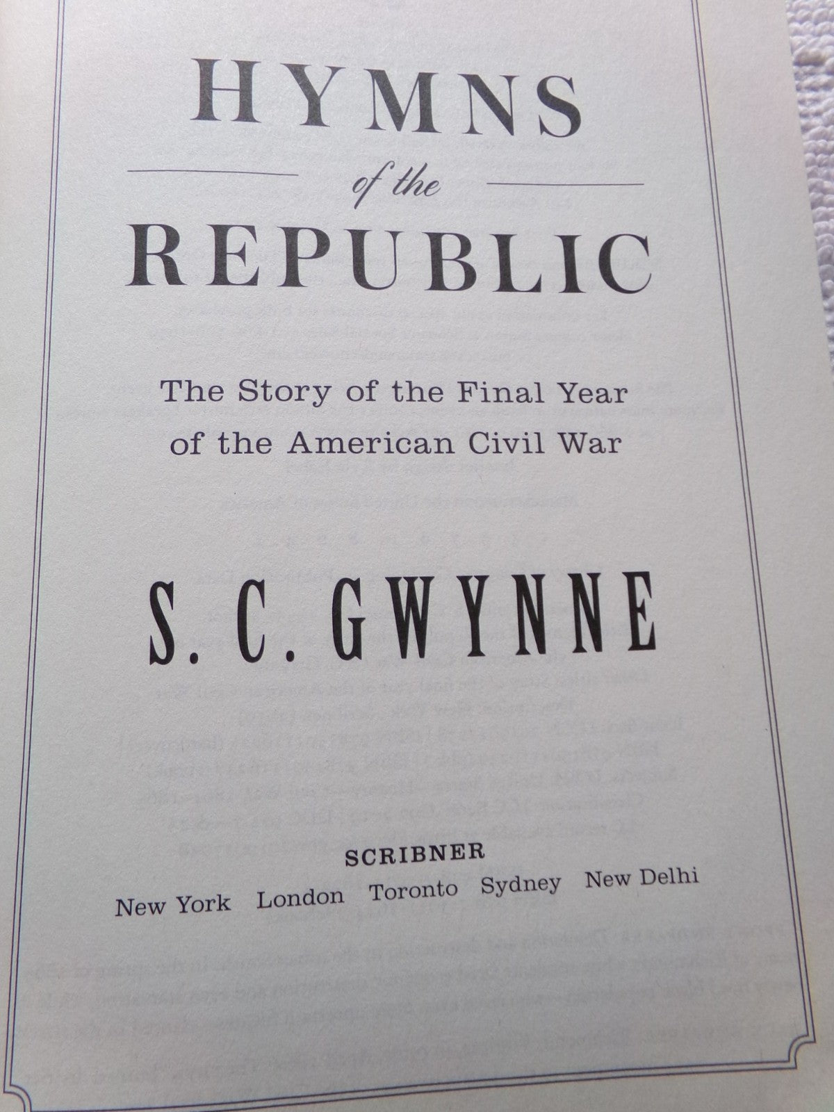The Civil War: An Illustrated History Burns & Hymns of the Republic Gwynne Lot 2