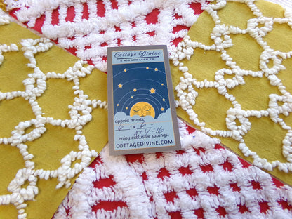 Vintage Chenille Fabric Squares - Set of 16 - Sporty Gold, White & Red - 6" Quilt Blocks