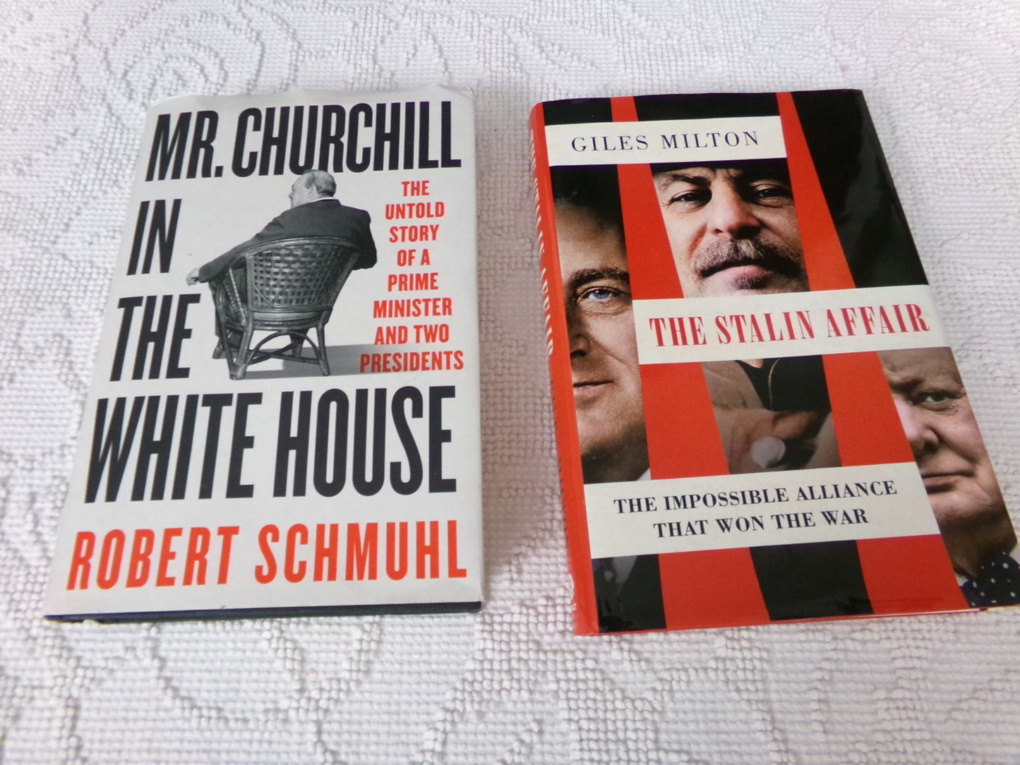 The Stalin Affair by Milton & Churchill in the White House by Schmuhl Lot of 2