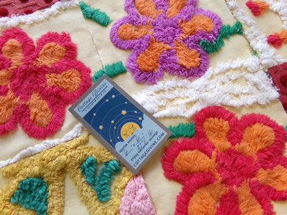 16 vintage 6" chenille fabric squares, set of yellow red quilt blocks, roses & sunshine