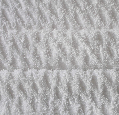 White Lattice Vintage Chenille Fabric, Simple Diamond Design, 18" x 24" inches Piece, 100% Cotton