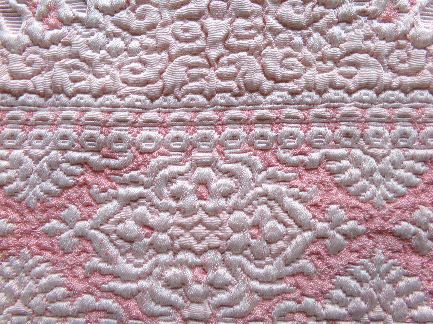 Vintage Luxury Pink Tapestry Fabric, Shimmer Woven Heavyweight Sewing Material, Lovely for Small Bags, Wall Hanging, 19" x 23" inch piece