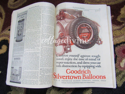 The American Magazine, Antique September 1925 Issue, Vintage Advertising History, Clarence Budington Kelland