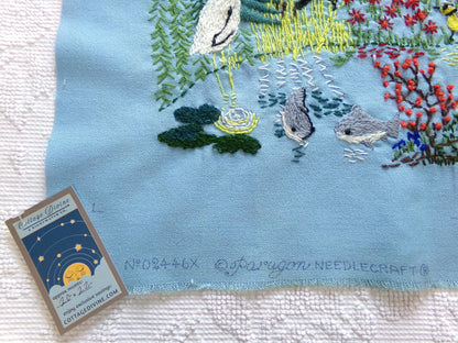 AMERICAN WILDLIFE Completed Vintage Crewel Embroidery from Paragon Needlecraft Kit 0418 02446x Forest Animals, Carol & Don Henning Design