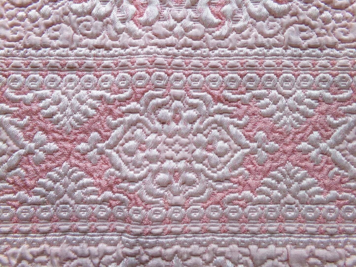Vintage Luxury Pink Tapestry Fabric, Shimmer Woven Heavyweight Sewing Material, Lovely for Small Bags, Wall Hanging, 19" x 23" inch piece