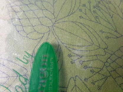 PURPLE CLOVERS Crewel Embroidery Kit, Boho Vintage Paragon Needlecraft Creative Stitchery #0626