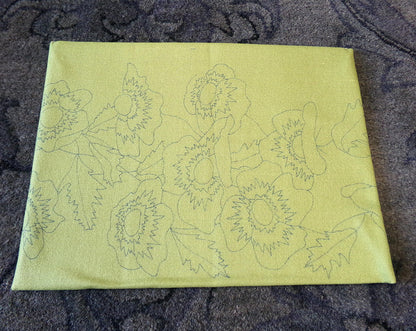 ANEMONES Crewel Embroidery Kit, Vintage Paragon Stitchery 0313, Large Hippie Floral Wallhanging Design by R.H. Clair