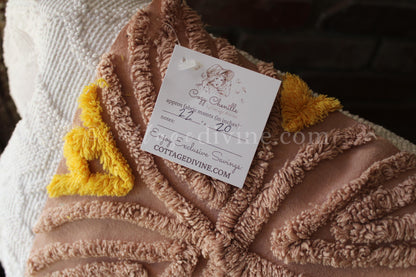 Autumn Sunrise Vintage Chenille Quilt Fabric, 22" x 20" inch Piece, So Pretty for Quilts & Pillows