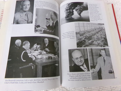 Lot of 2 WWI books: Freedoms Forge by Herman & V is for Victory by Nelson