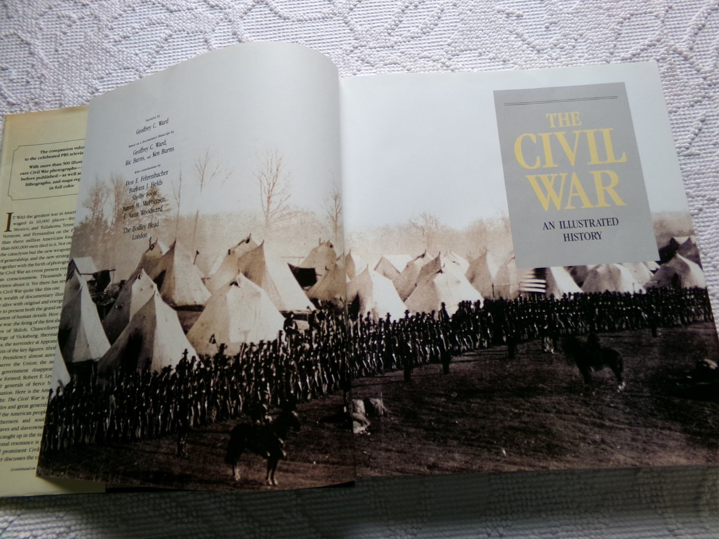 The Civil War: An Illustrated History Burns & Hymns of the Republic Gwynne Lot 2